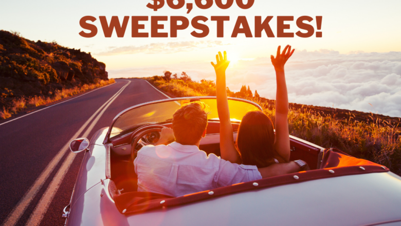 Car Payments For A Year: $6,600 Sweepstakes!
